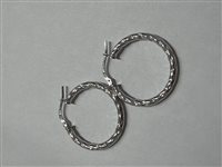 Orecchini Domar Donna Cerchi argento 925 diamantati in Argento ORAR-495-280